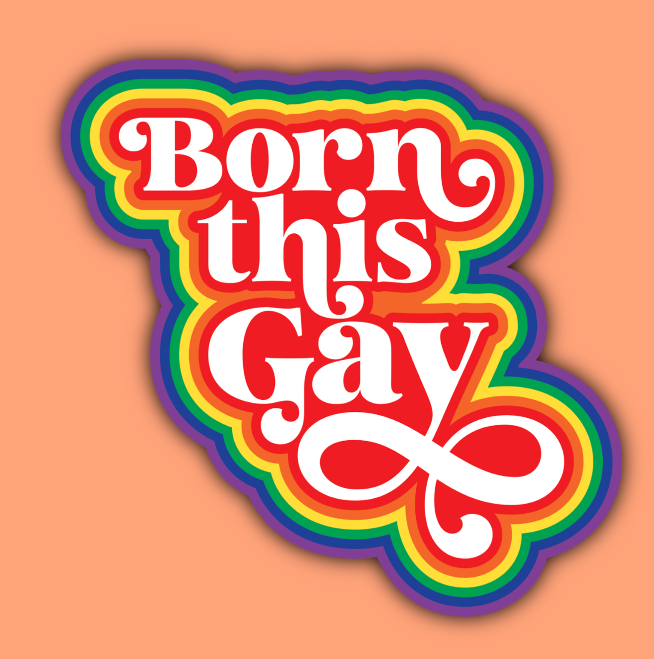 gay pride sticker