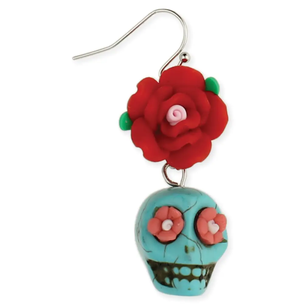 skull earring